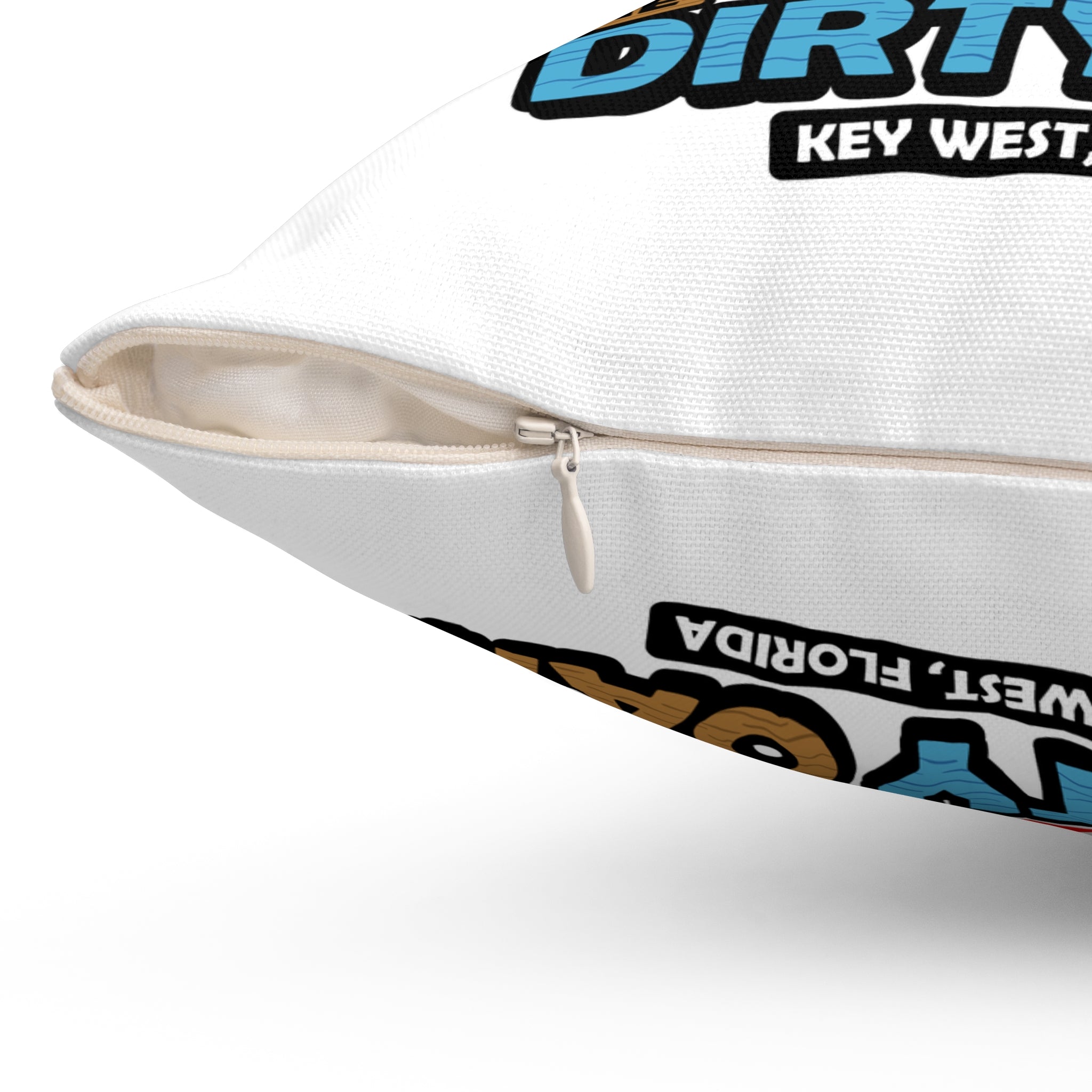 Pinup Chauffeur Pillow —The Dirty Oar Logo Decorative Throw Pillow