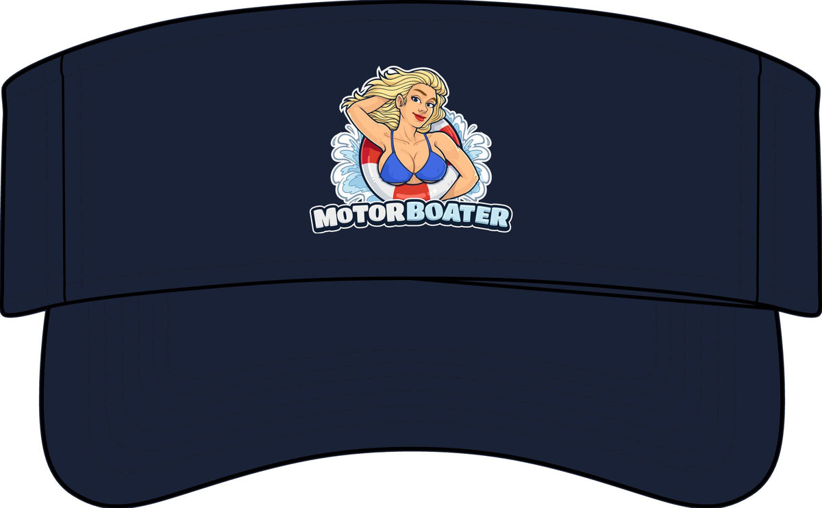 Motorboater Visor — Nautical Motorboating Sun Visor