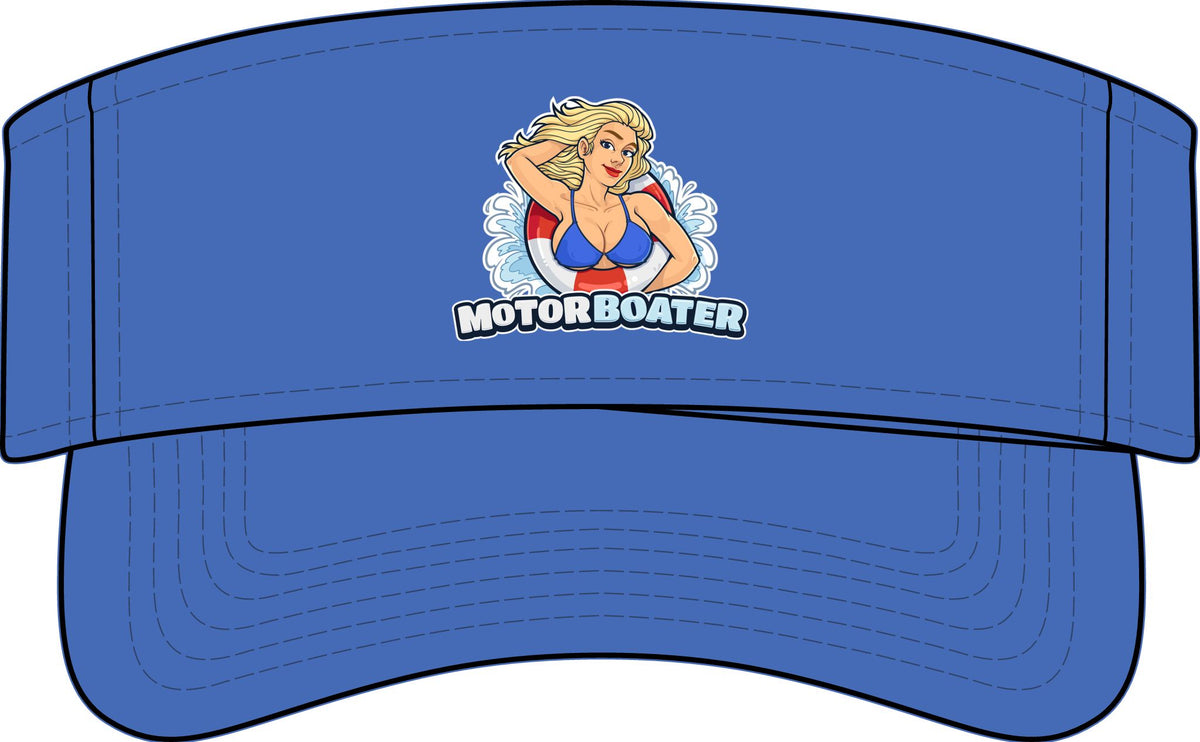 Motorboater Visor — Nautical Motorboating Sun Visor