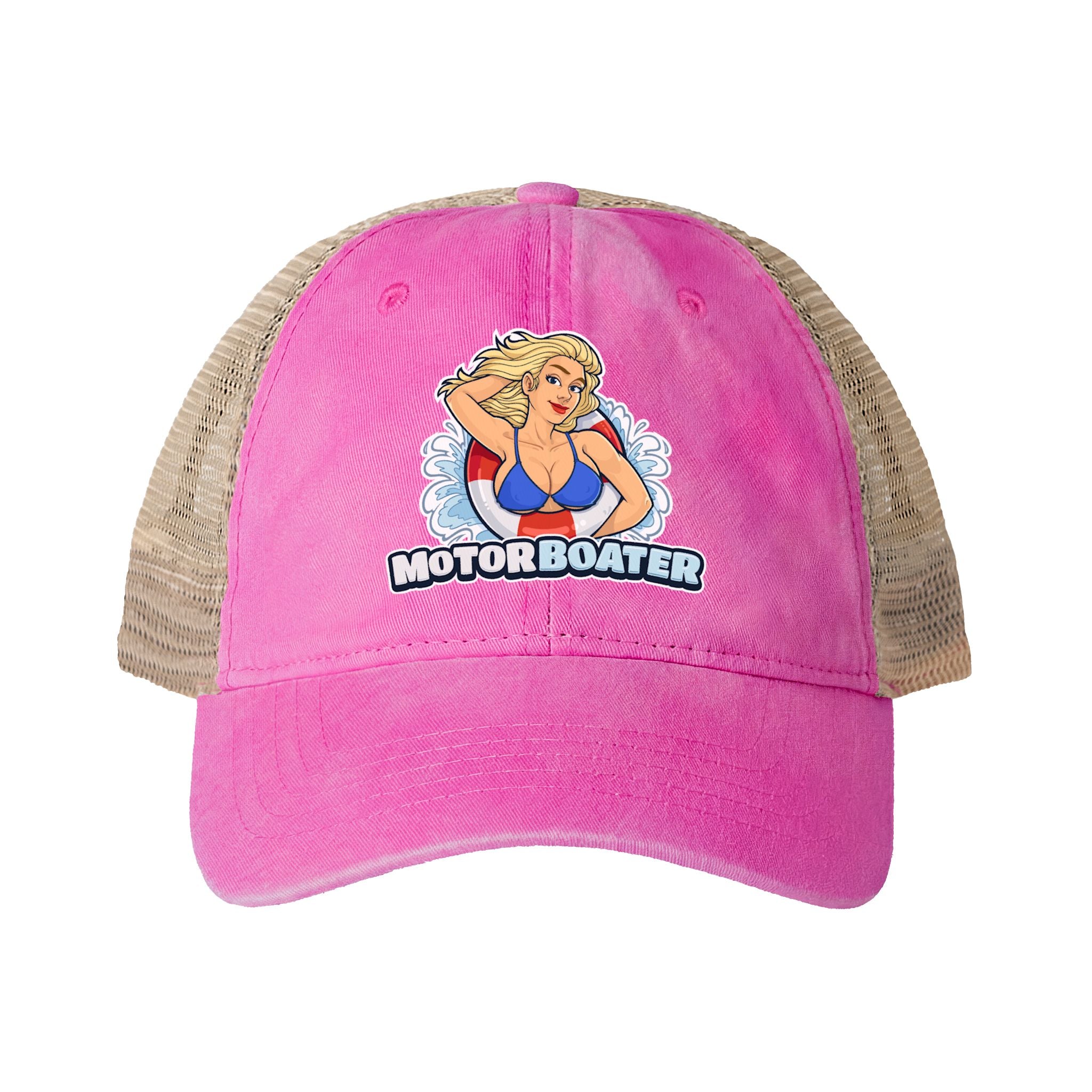 Women's Washed Mesh-Back Cap