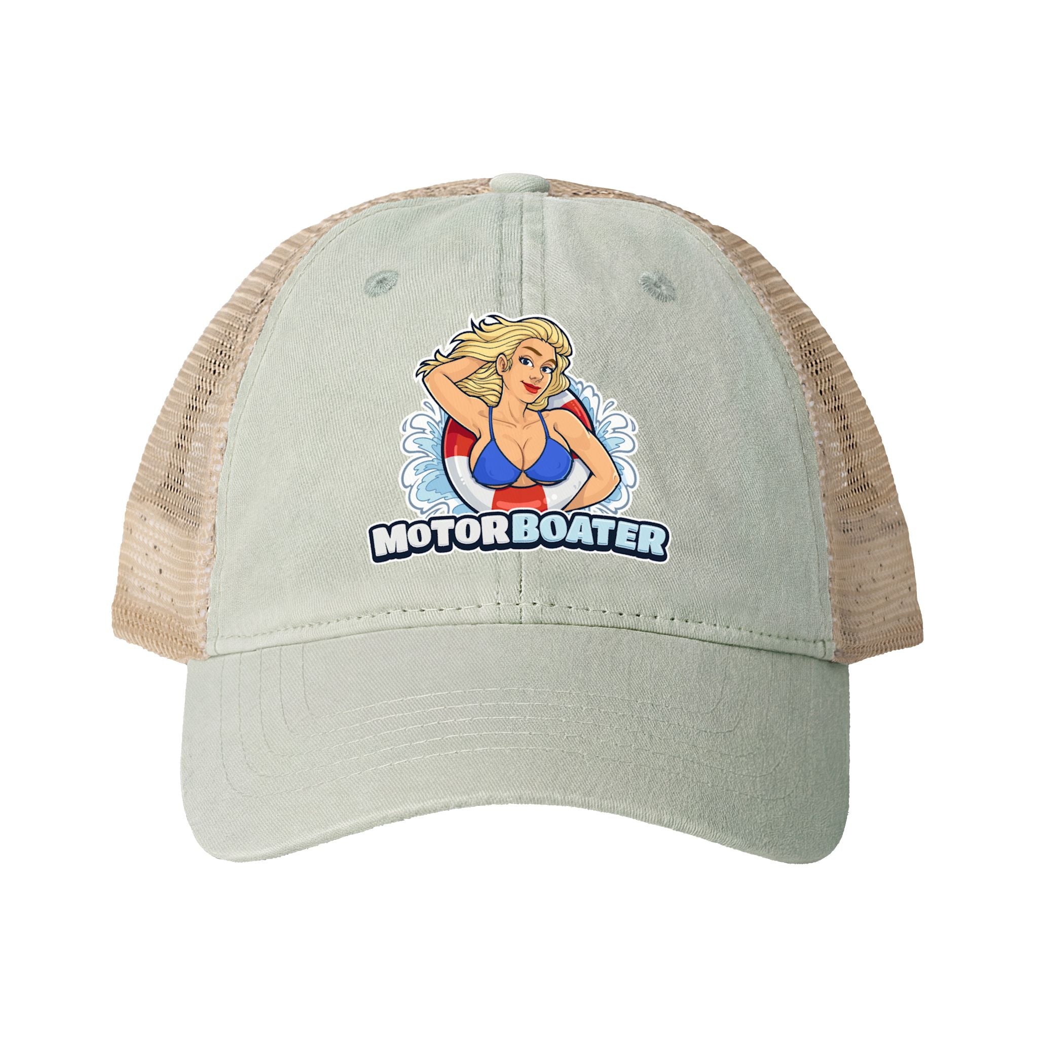 Women's Washed Mesh-Back Cap