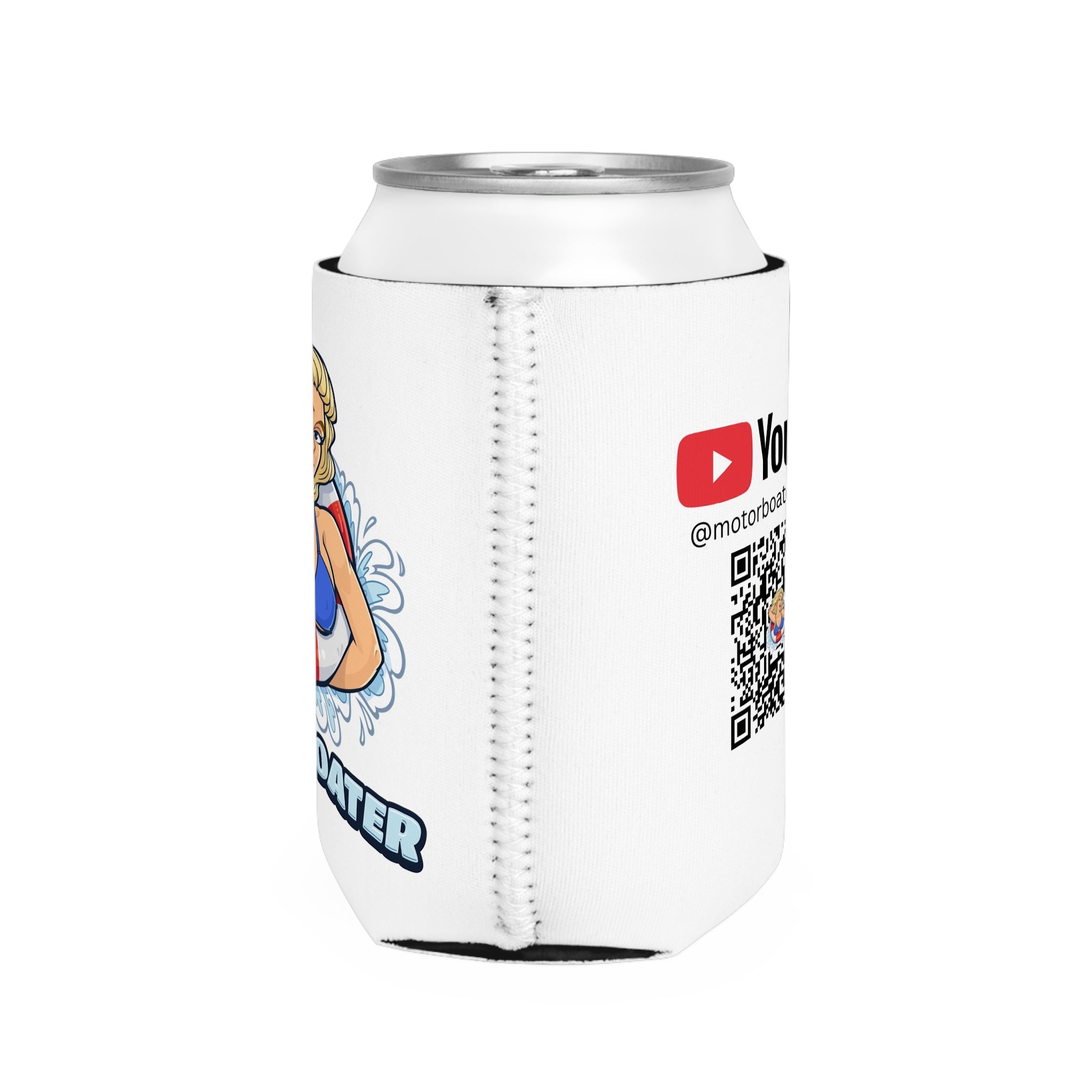 Motorboater Can Cooler Sleeve — Beer Koozie
