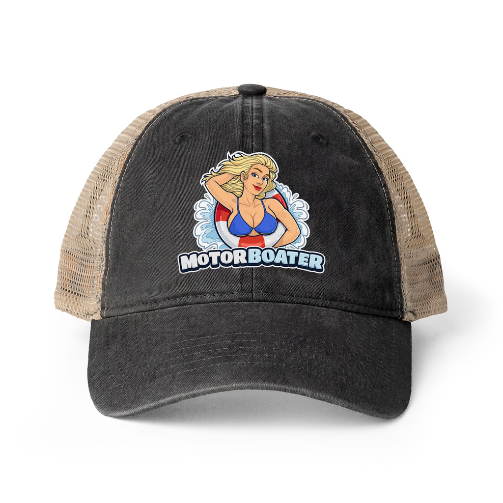 Women's Washed Mesh-Back Cap