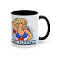 MotorBoater Coffee Mug — Pinup Bikini Nautical Accent Mug