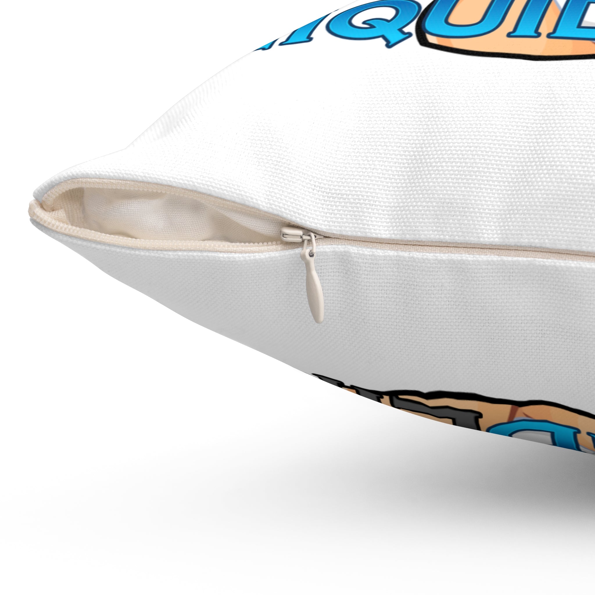 Pinup Chauffeur Pillow — Liquid Limo Logo Decorative Throw Pillow