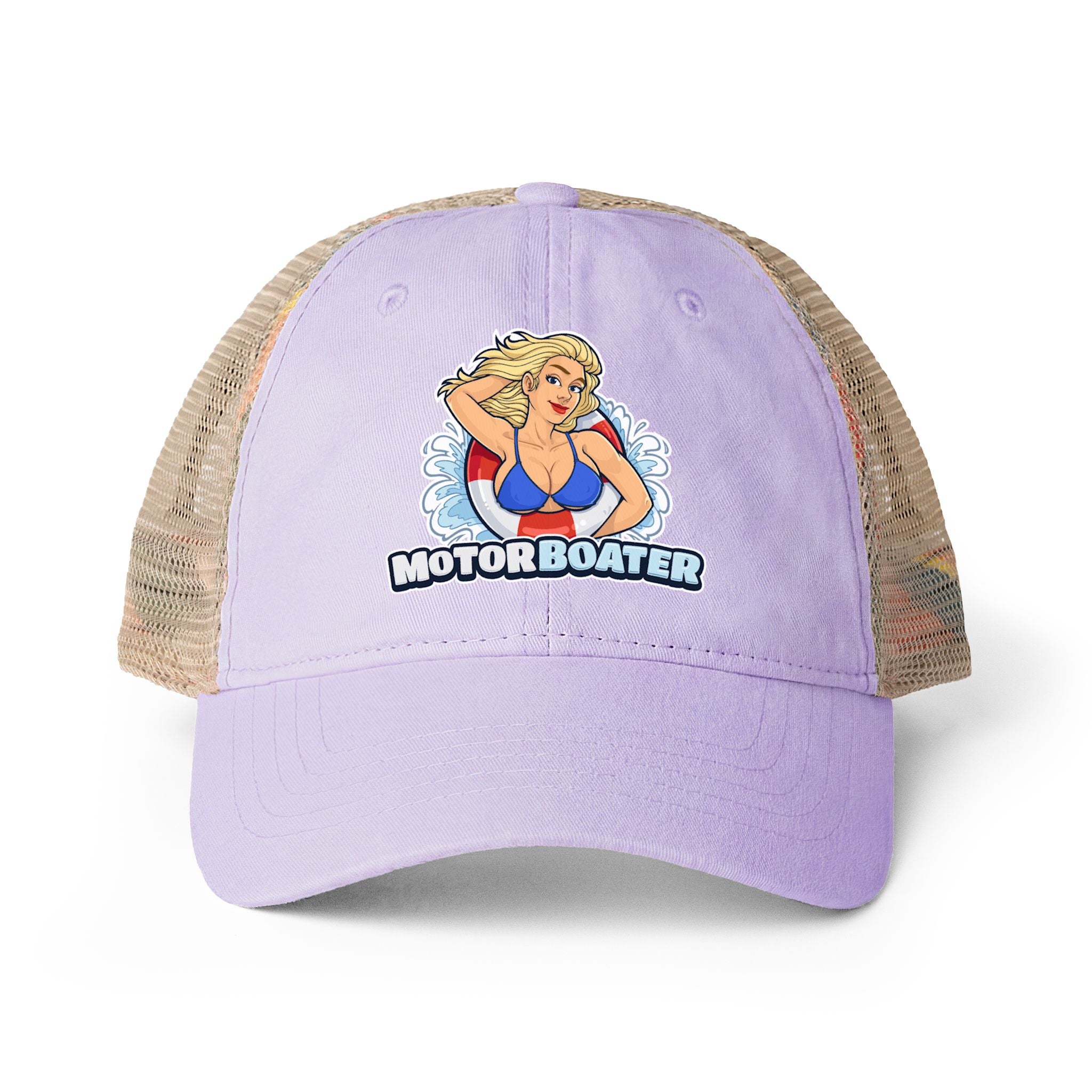 Women's Washed Mesh-Back Cap