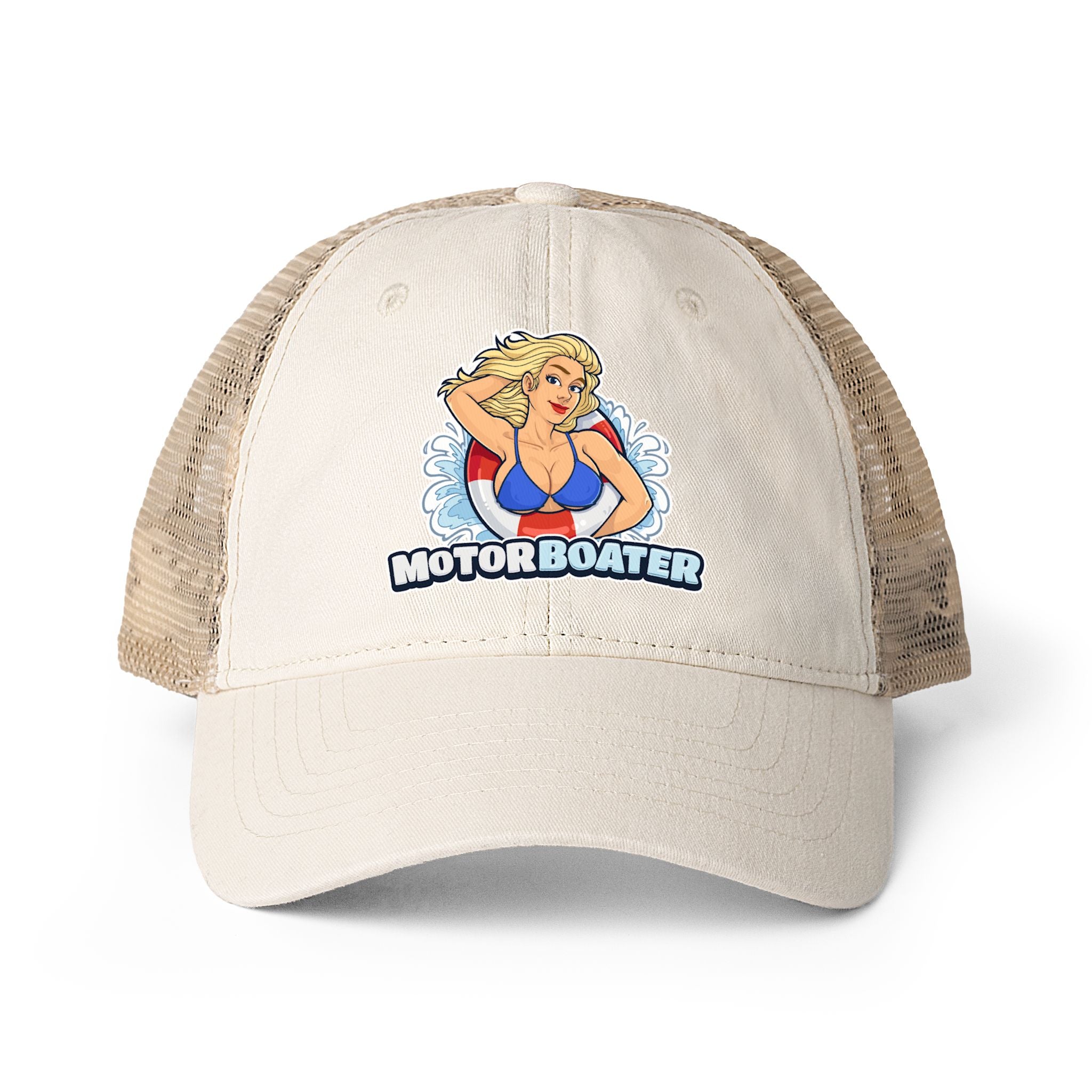 Women's Washed Mesh-Back Cap