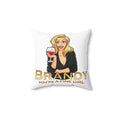 Pinup Chauffeur Pillow — Brandy, Your a Fine Girl Logo Decorative Throw Pillow