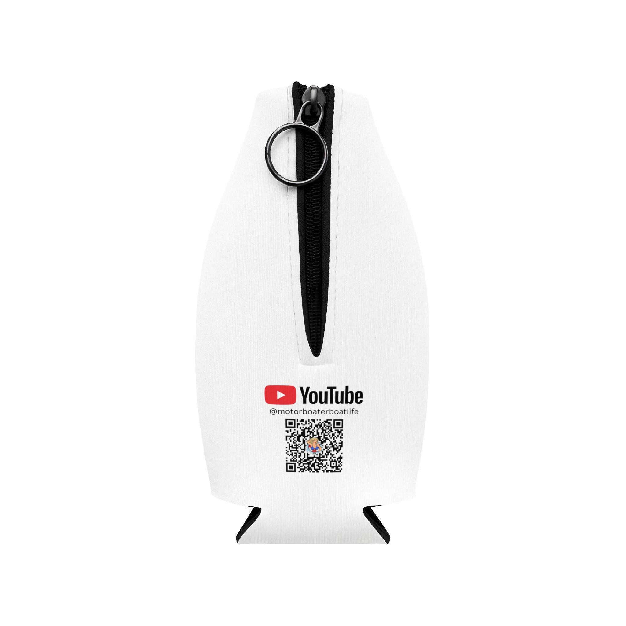 Dirty Oar Zip-Up Bottle Cooler Sleeve - Neoprene Cooler with Logo
