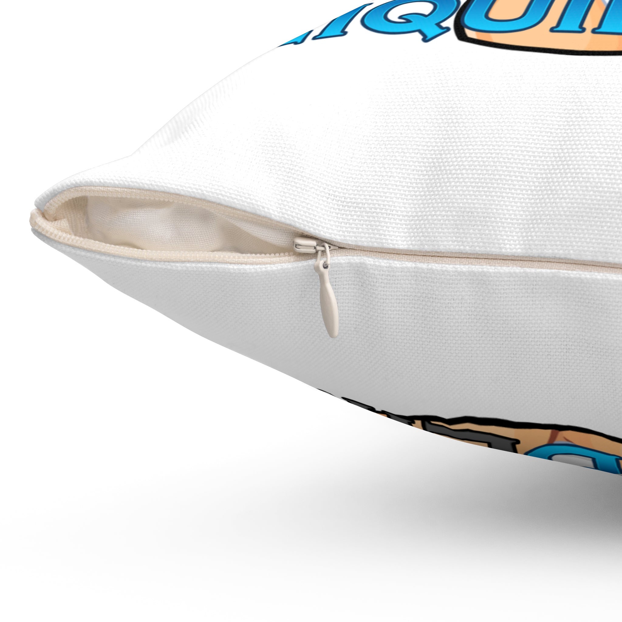 Pinup Chauffeur Pillow — Liquid Limo Logo Decorative Throw Pillow