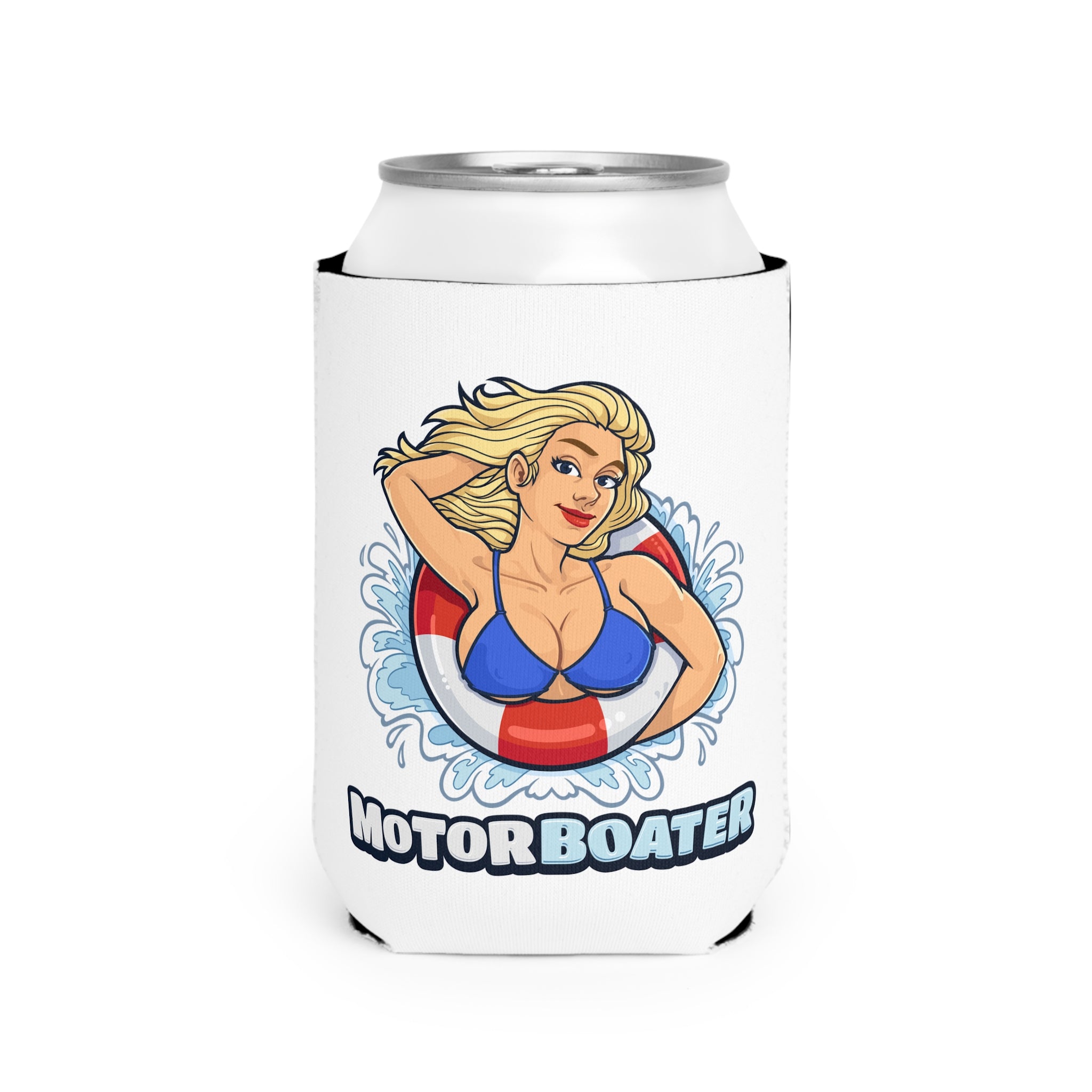 Motorboater Can Cooler Sleeve — Beer Koozie