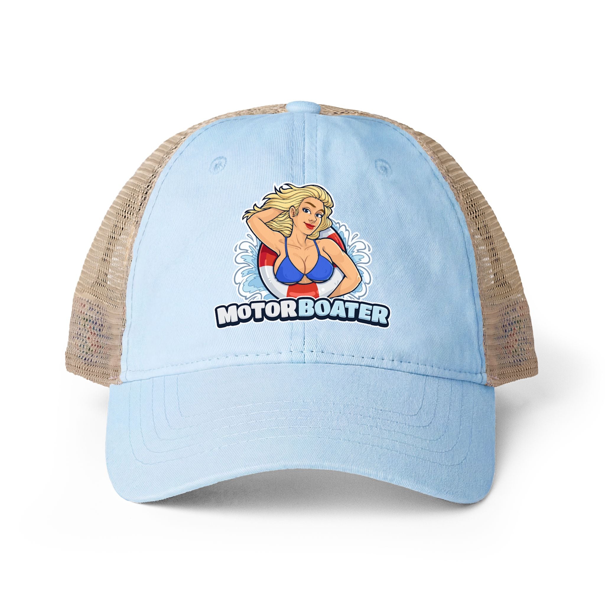Women's Washed Mesh-Back Cap